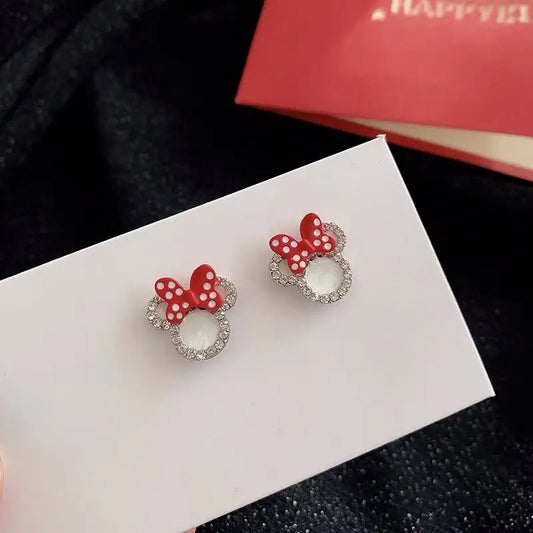 Mouse Ears Stud Earrings-Jewelry > Apparel & Accessories > Jewelry > Earrings-Quinn's Mercantile