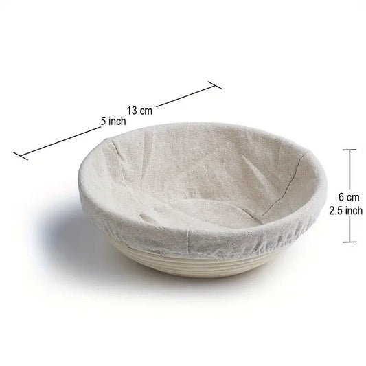 Bread Proofing Basket with Liner-Home & Garden > Kitchen & Dining > Cookware & Bakeware > Bakeware-Quinn's Mercantile