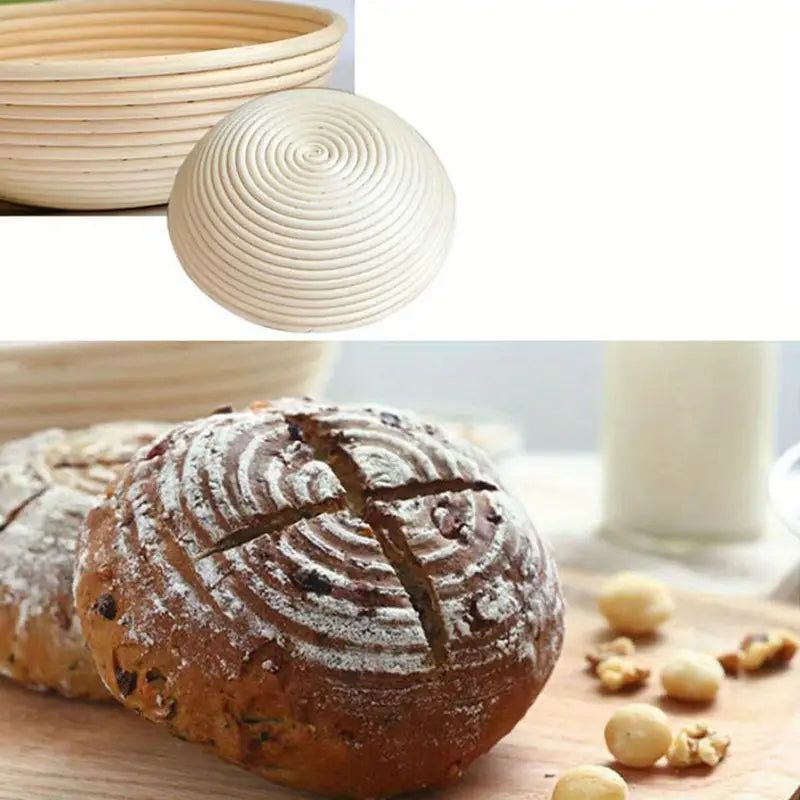 Bread Proofing Basket with Liner-Home & Garden > Kitchen & Dining > Cookware & Bakeware > Bakeware-Quinn's Mercantile