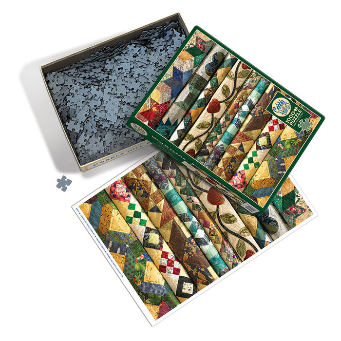 Grandma's Quilts | 1000 Piece Puzzle-Toys & Games > Puzzles-Quinn's Mercantile