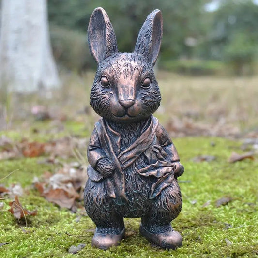 Bronze Color Peter Rabbit Figurine