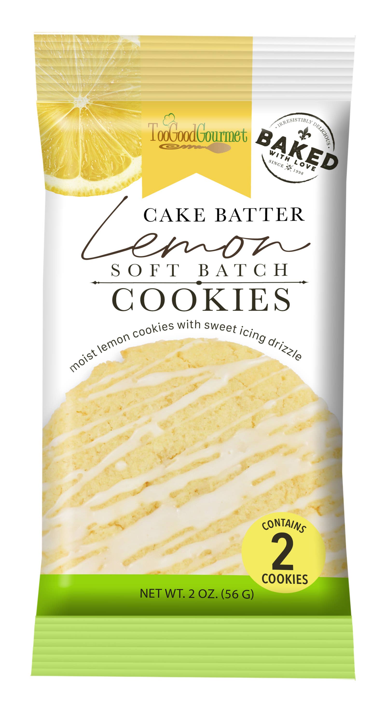 Soft Bake Lemon Cake Batter Cookies-Foodie > Food, Beverages & Tobacco > Food Items > Bakery > Cookies-Quinn's Mercantile