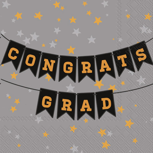 Congrats Grad Cocktail Napkins-Textiles > Home & Garden > Household Supplies > Household Paper Products > Napkins-Congrats Grad-Quinn's Mercantile
