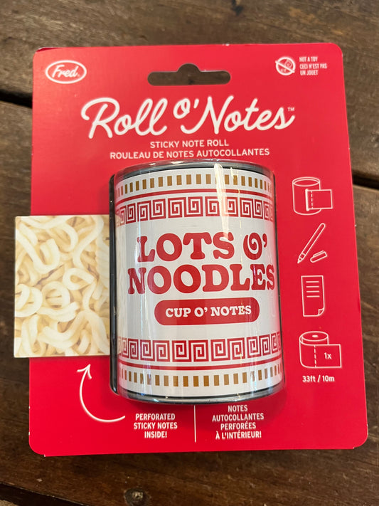 Ramen Roll O Notes-Office Supplies > General Office Supplies > Paper Products > Sticky Notes-Quinn's Mercantile