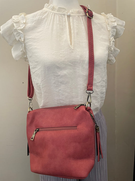 Dylan Crossbody Purse-accessories > Apparel & Accessories > Handbags, Wallets & Cases > Handbags-Terra Cotta-Quinn's Mercantile
