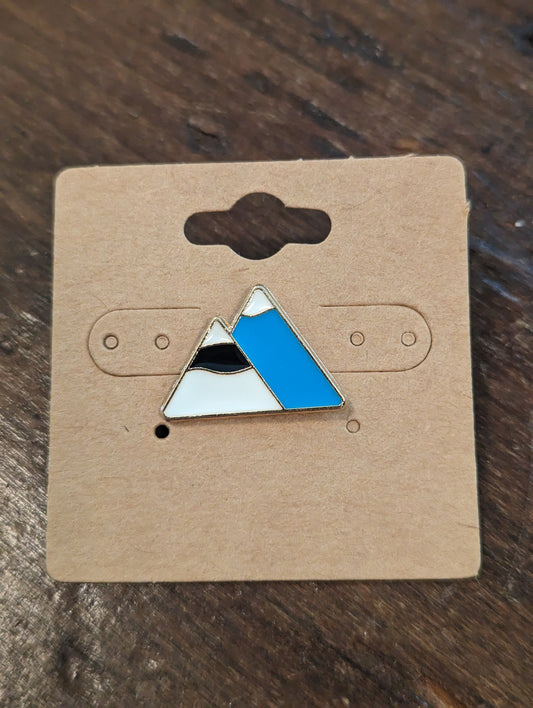 Mountains Enamel Pin-Apparel & Accessories > Jewelry > Brooches & Lapel Pins-Quinn's Mercantile