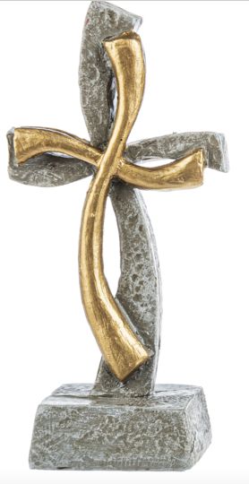 Cross of Faith Figurine-Home & Garden > Decor > Figurines-Quinn's Mercantile