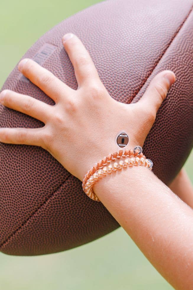 Football Teleties-Apparel & Accessories > Clothing Accessories > Hair Accessories-Small-Quinn's Mercantile
