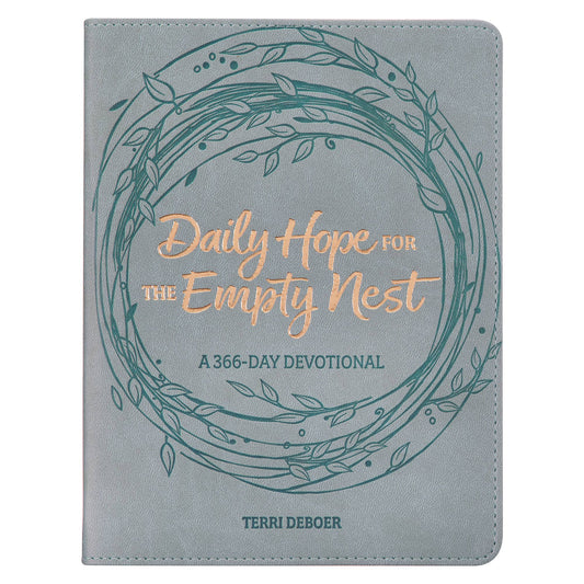 Daily Hope for the Empty Nest Dusty Teal Devotional-Religious & Ceremonial > book-Quinn's Mercantile