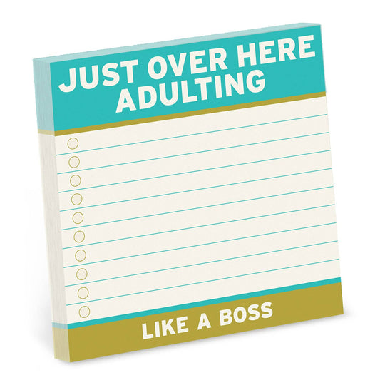 Adulting Large Sticky Notes-Office Supplies > General Office Supplies > Paper Products > Sticky Notes-Quinn's Mercantile
