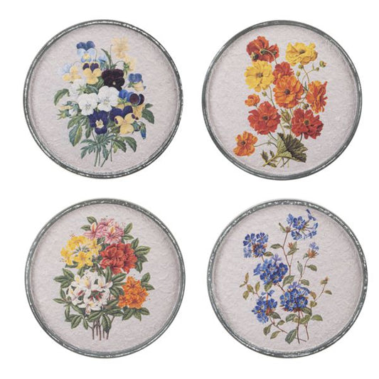 Round Floral Wall Decor