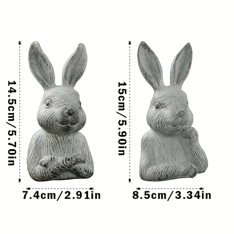 Thoughtful Bunny Statue-For the Home > Home & Garden > Decor > Figurines-Quinn's Mercantile