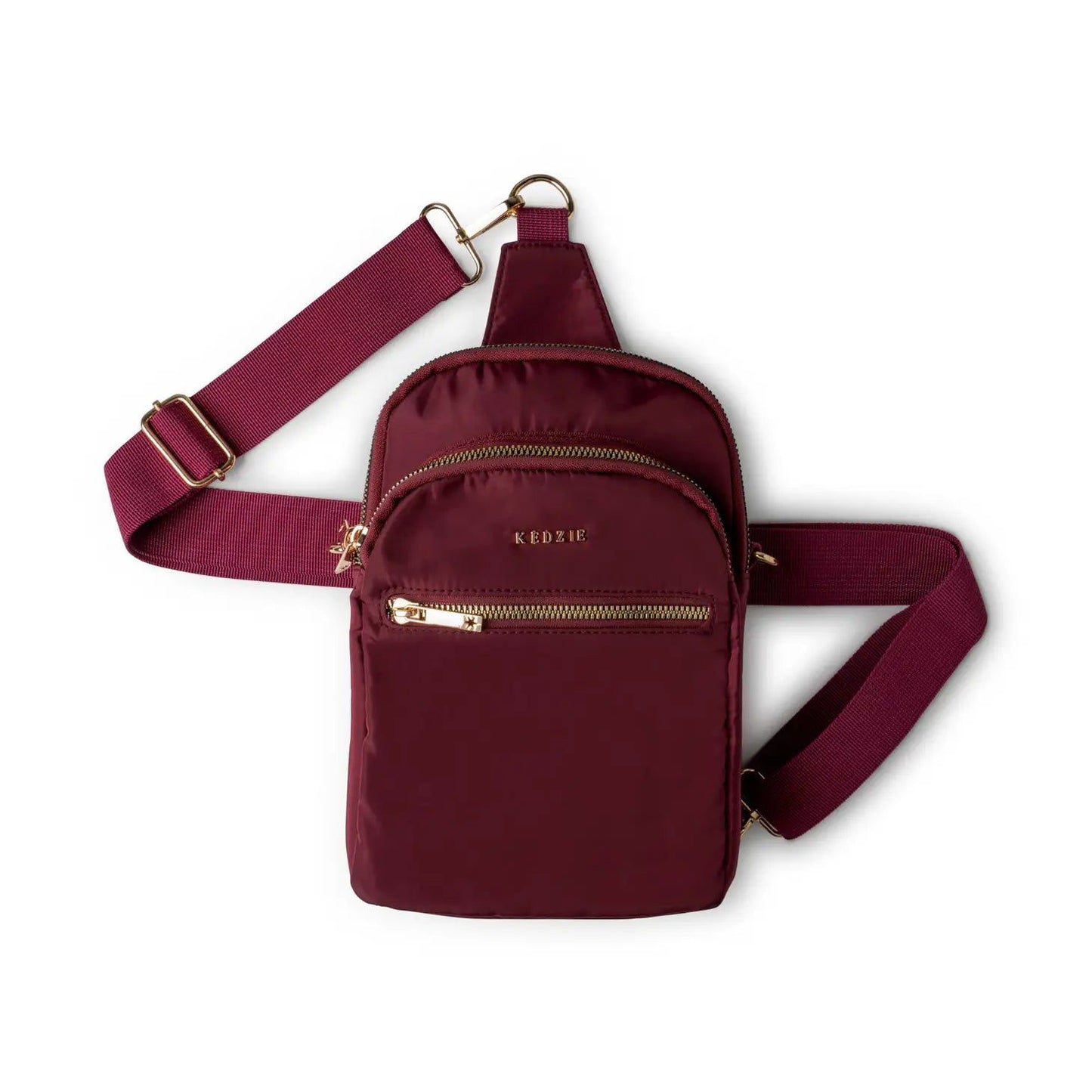 Kedzie Roundtrip Convertible Sling Bag-accessories > Apparel & Accessories > Handbags, Wallets & Cases > Handbags-Wine-Quinn's Mercantile