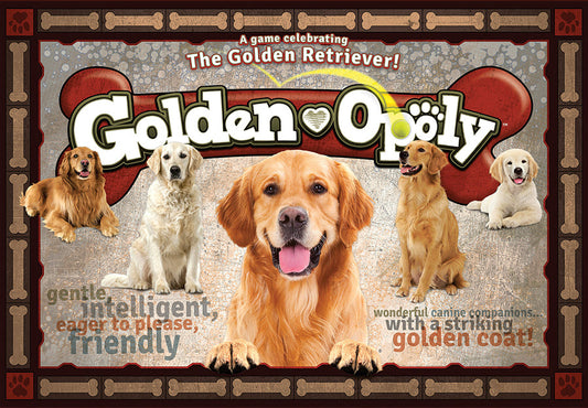 Golden-Opoly Board Game-Toys & Games > Games > Board Games-Quinn's Mercantile