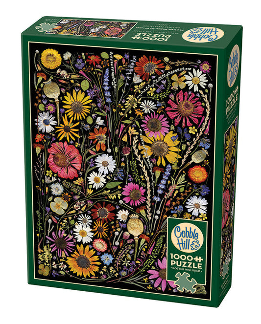 Flower Press: Happiness | 1000 Piece Puzzle