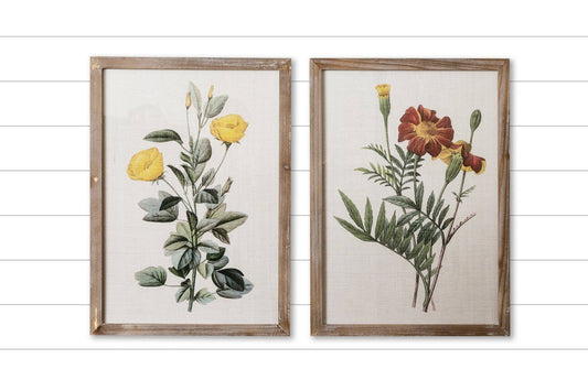 Framed Floral Prints-wall art > Home & Garden > Decor > Artwork-Orange Marigold-Quinn's Mercantile
