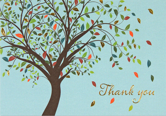 Tree of Life Thank You Notes-Greeting and Notecards > Gifts > Arts & Entertainment > Party & Celebration > Gift Giving > Greeting & Note Cards-Quinn's Mercantile
