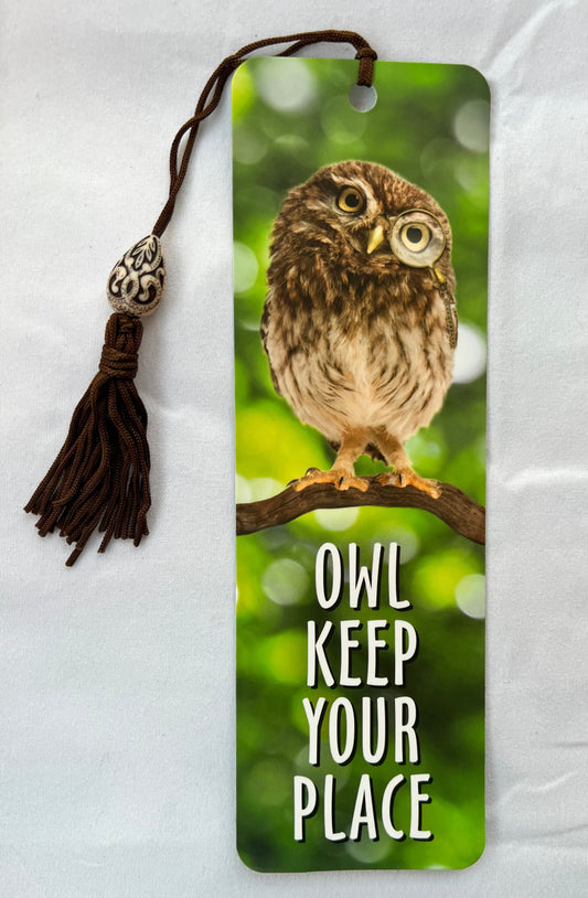 Owl Bookmark-Office Supplies > Book Accessories > Bookmarks-Quinn's Mercantile