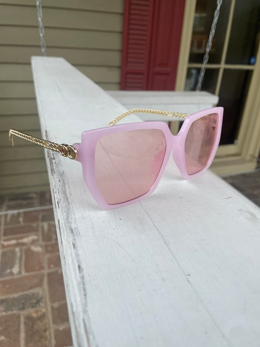 Square Cat Eye Sunglasses-Apparel & Accessories > Clothing Accessories > Sunglasses-Lilac-Quinn's Mercantile