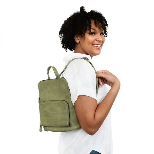 Julia Mini Backpack-Apparel & Accessories > Handbag & Wallet Accessories-Blue Sugar-Quinn's Mercantile
