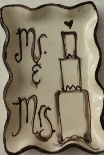 Mr and Mrs Trinket Tray