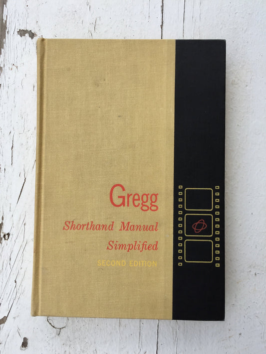 Vintage Gregg Shorthand Manuals-Vintage Finds-Simplified 1955-Quinn's Mercantile
