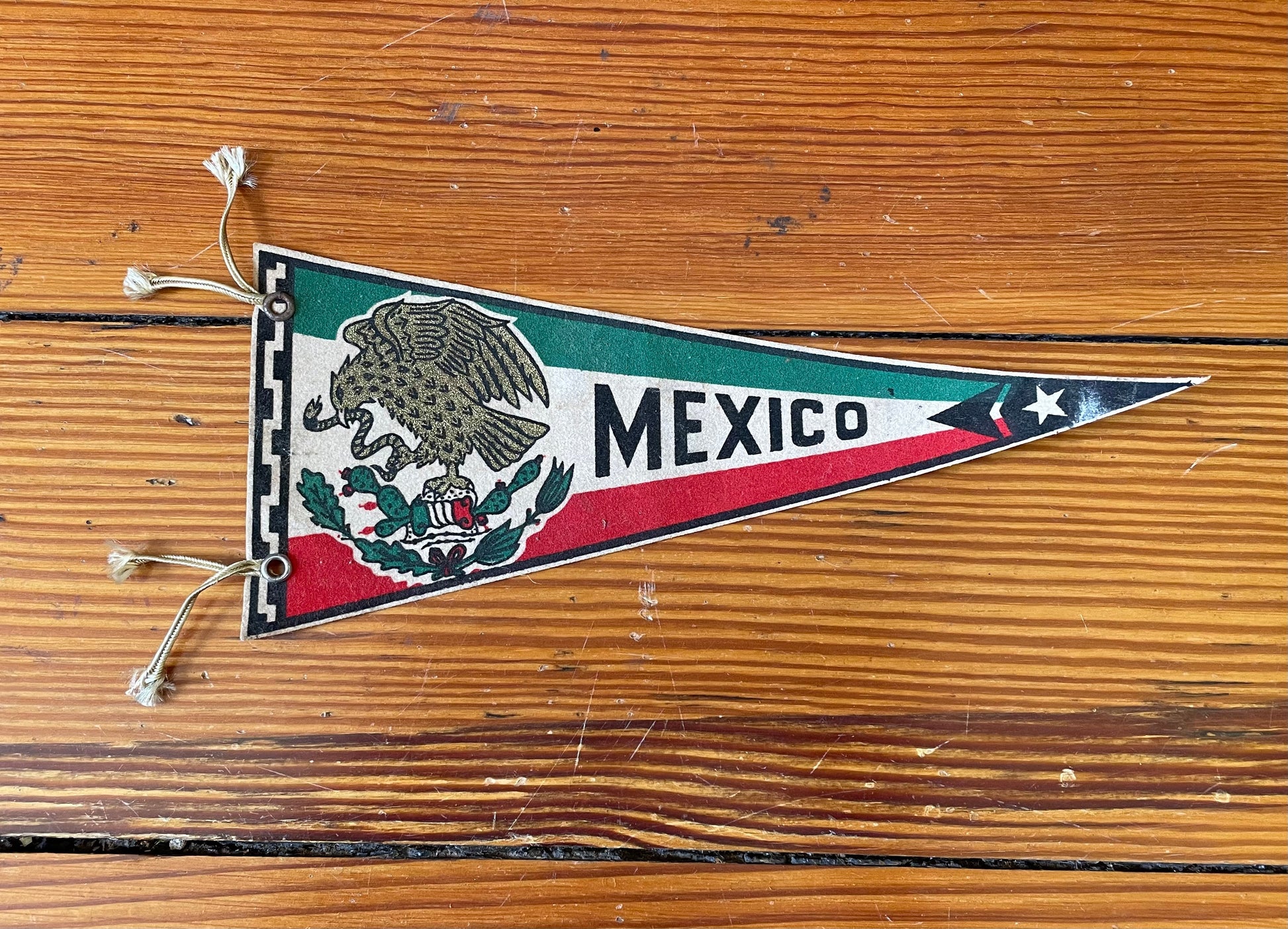 Vintage Mini Pennants-Vintage Finds > Home & Garden > Decor > Flag-Mexico-Quinn's Mercantile