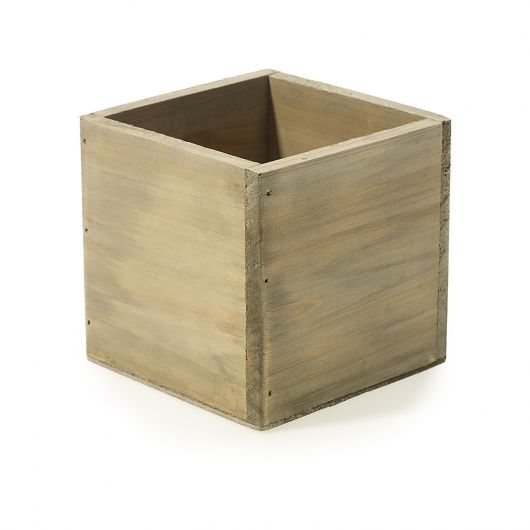Woodland Planter Boxes-For the Home > Home & Garden > Household Supplies > Storage & Organization-Natural 4" Square-Quinn's Mercantile