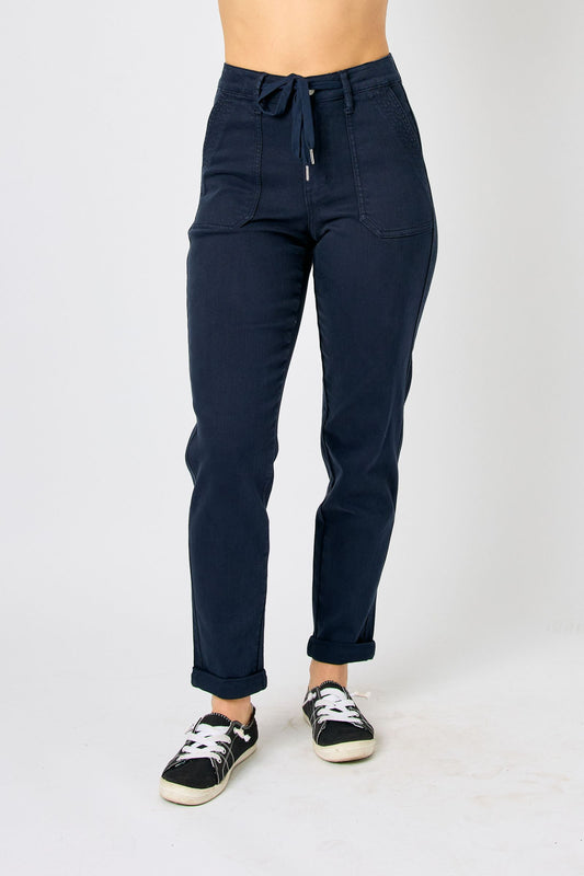Plus Size Cuffed Jogger-Apparel & Accessories > Clothing > Pants-Quinn's Mercantile