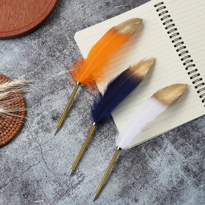 Feather Ballpoint Pen-Home Office > Office Supplies > Office Instruments > Writing & Drawing Instruments > Pens & Pencils-Quinn's Mercantile
