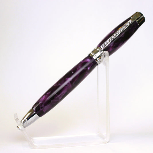 Twist Princess Pen with Swarovski Crystals-Home Office > Office Supplies > Office Instruments > Writing & Drawing Instruments > Pens & Pencils-Quinn's Mercantile