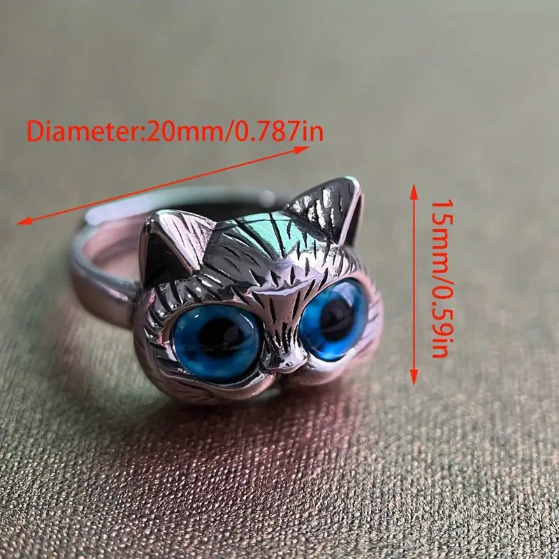 Retro Cat Ring-Jewelry > Apparel & Accessories > Jewelry > Rings-Quinn's Mercantile