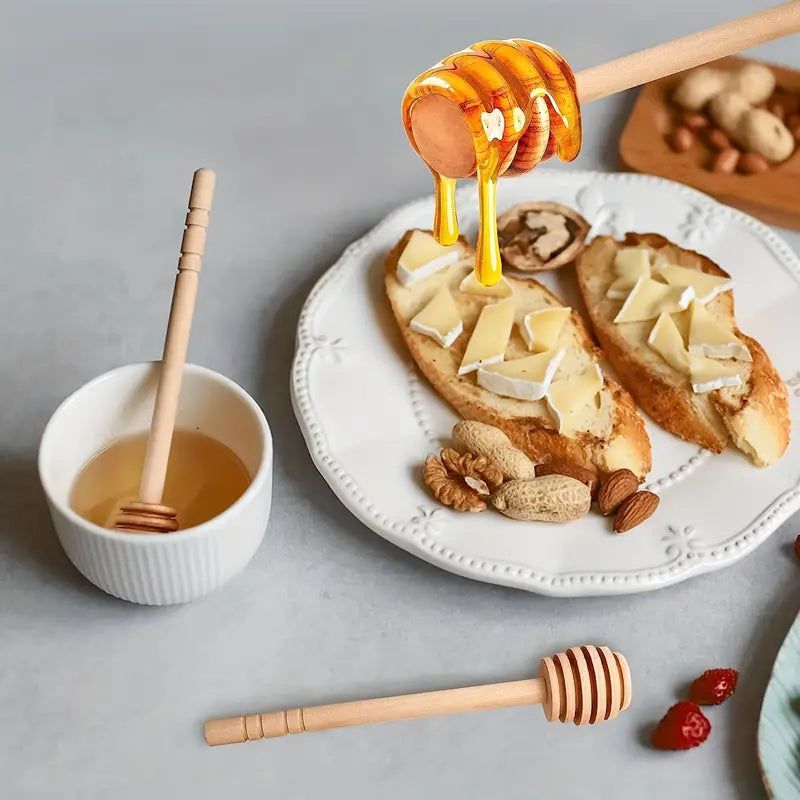 Wooden Honey Dipper-Home & Garden > Kitchen & Dining > Kitchen Tools & Utensils-Quinn's Mercantile