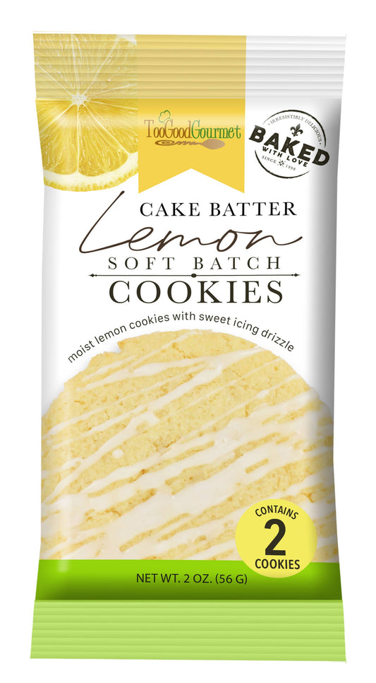 Soft Bake Lemon Cake Batter Cookies-Foodie > Food, Beverages & Tobacco > Food Items > Bakery > Cookies-Quinn's Mercantile