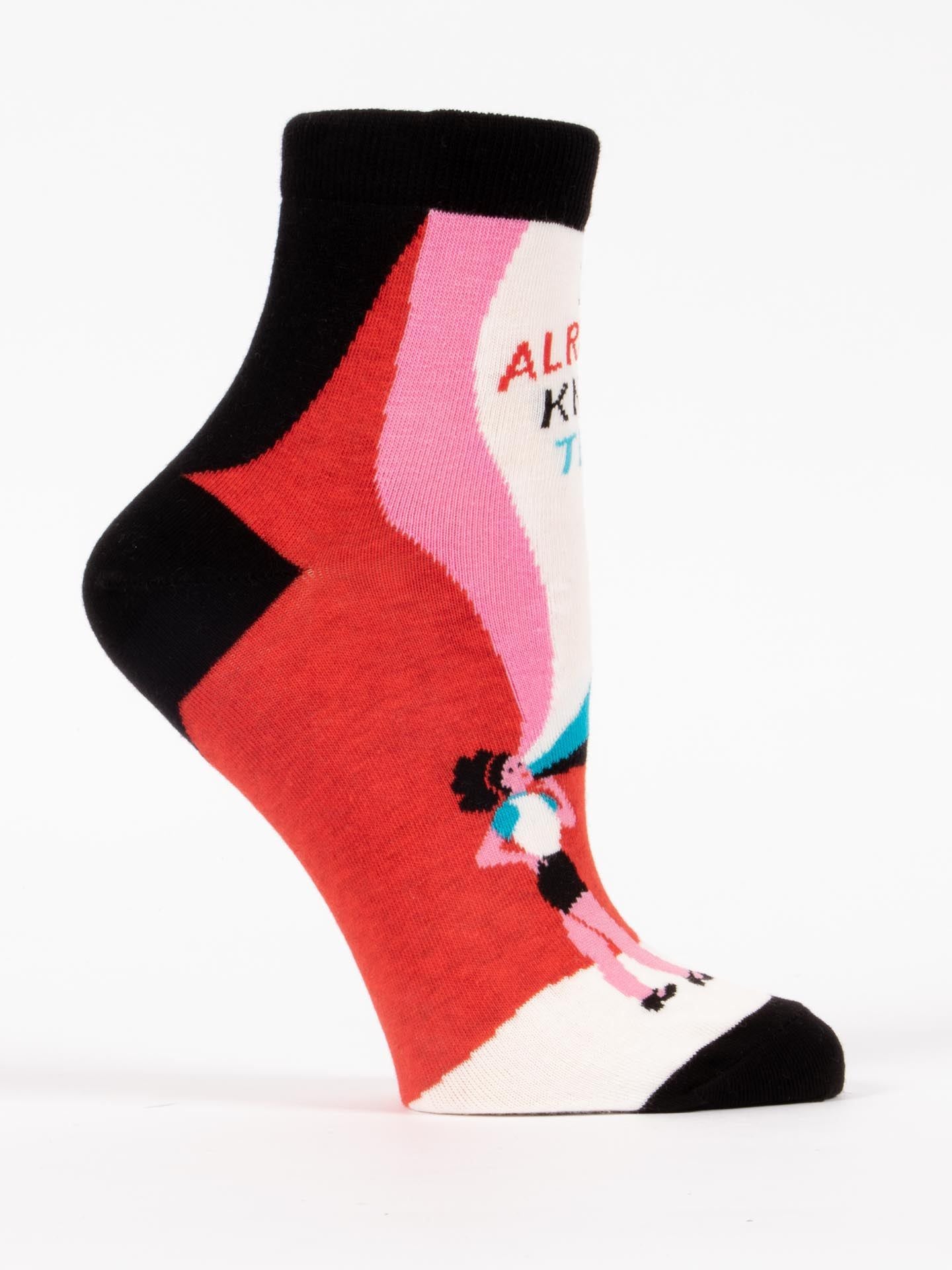 I Already Knew That Women's Ankle Socks-Apparel > Apparel & Accessories > Clothing > Underwear & Socks-Quinn's Mercantile