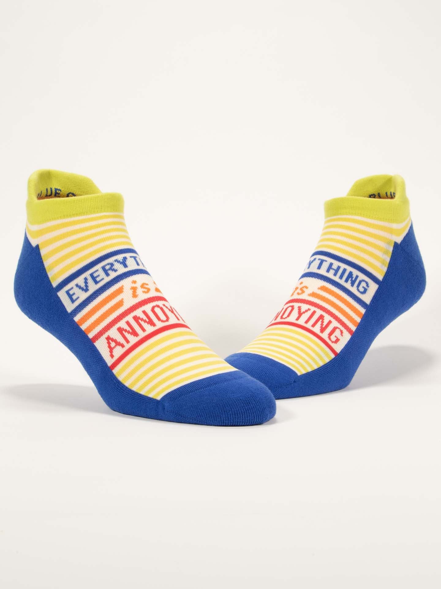 Everything Is Annoying Sneaker Socks-Apparel > Apparel & Accessories > Clothing > Underwear & Socks-Quinn's Mercantile