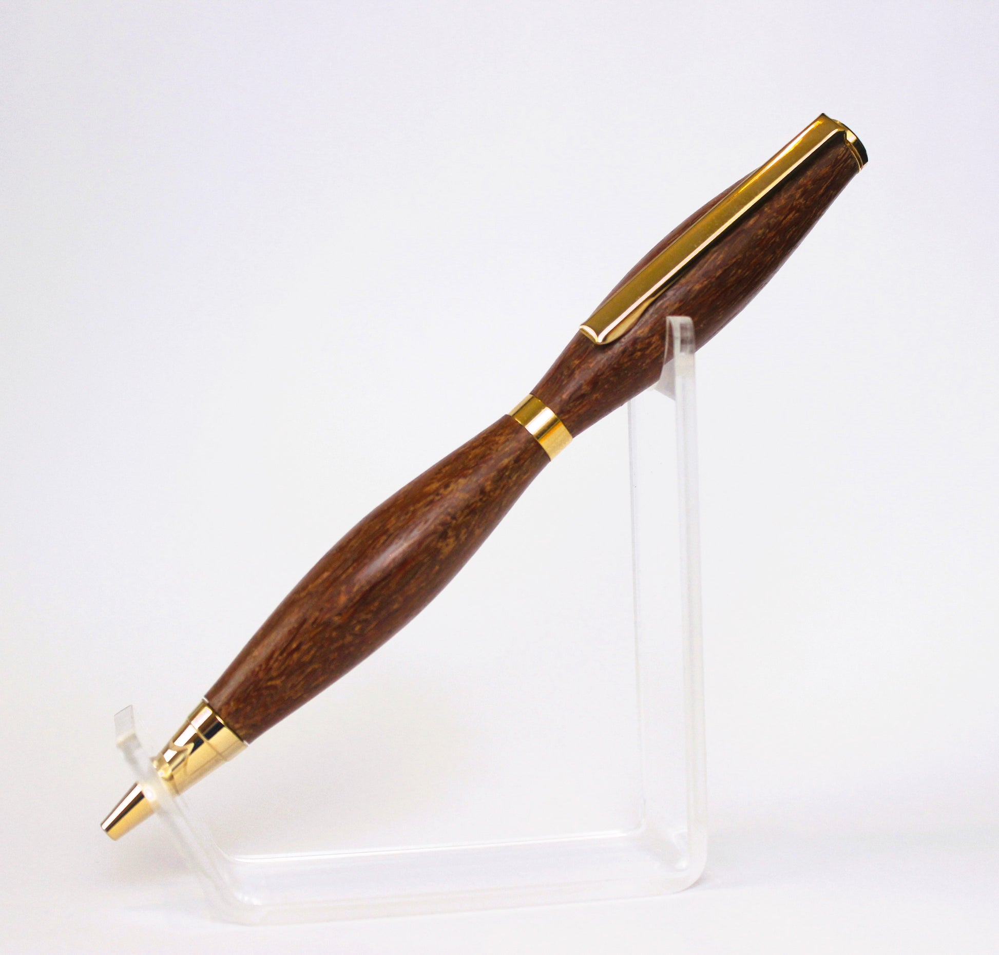 Twist Ballpoint Pen Gold and Lace Wood-Home Office > Office Supplies > Office Instruments > Writing & Drawing Instruments > Pens & Pencils-Quinn's Mercantile