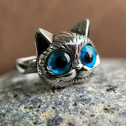Retro Cat Ring-Jewelry > Apparel & Accessories > Jewelry > Rings-Quinn's Mercantile