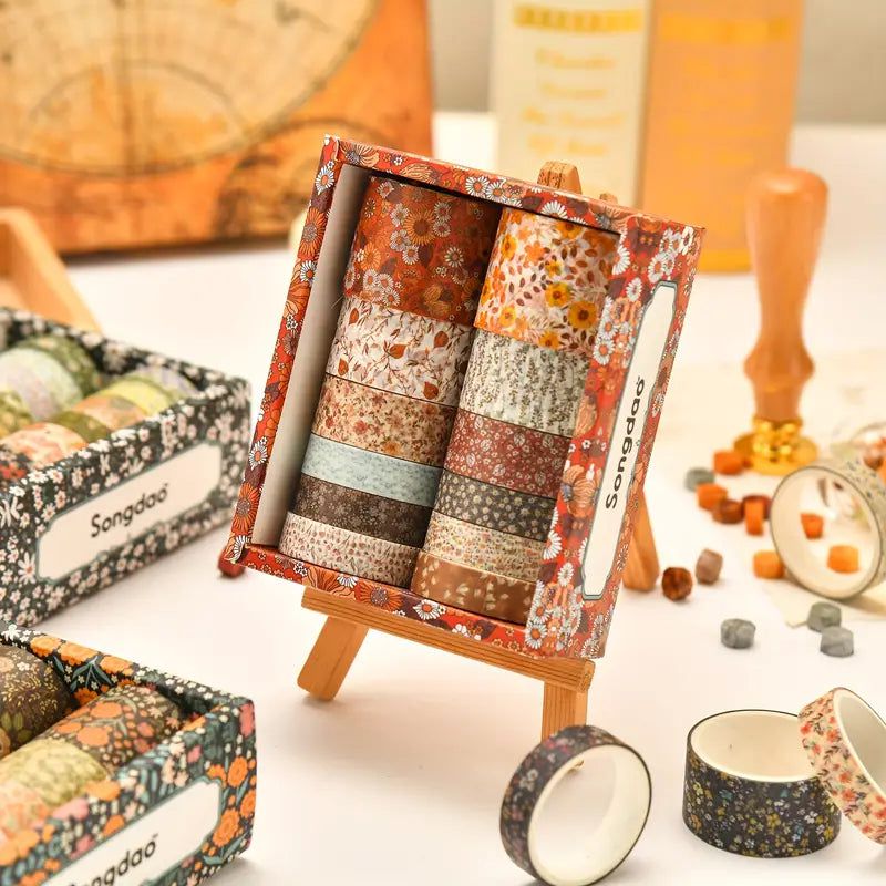 Under the Sunset Washi Tape Roll-Arts & Entertainment > Hobbies & Creative Arts > Arts & Crafts > Art & Crafting Materials > Crafting Adhesives & Magnets > Decorative Tape-Quinn's Mercantile