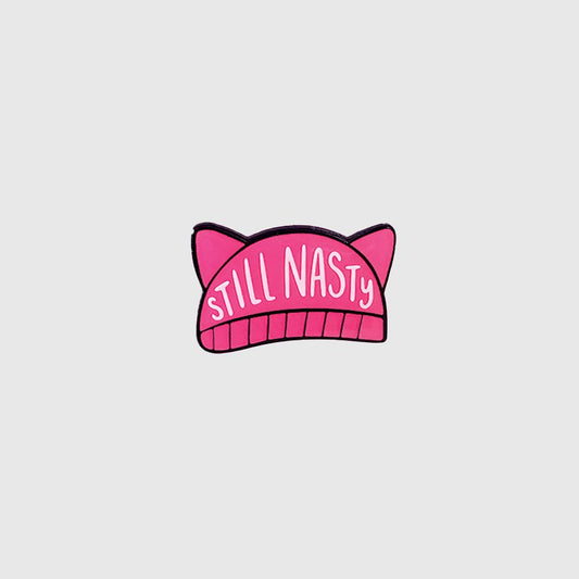 Still Nasty Hat Enamel Pin-Apparel & Accessories > Jewelry > Brooches & Lapel Pins-Quinn's Mercantile
