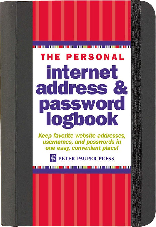 The Personal Internet Address & Password Logbook-Office Supplies > General Office Supplies > Paper Products > Stationery-Quinn's Mercantile