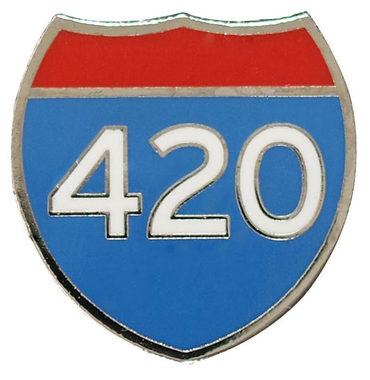 420 Enamel Pin-Apparel & Accessories > Jewelry > Brooches & Lapel Pins-Quinn's Mercantile
