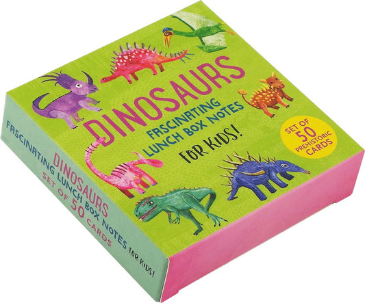 Dinosaurs: Fascinating Lunch Box Notes for Kids!-Office Supplies > General Office Supplies > Paper Products > Notebooks & Notepads-Quinn's Mercantile