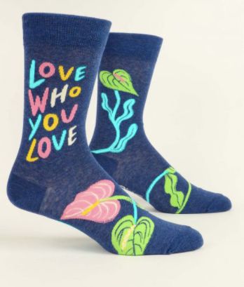 Love is Love Men's Crew Socks-Men's Gifts > Apparel & Accessories > Clothing > Underwear & Socks-Quinn's Mercantile