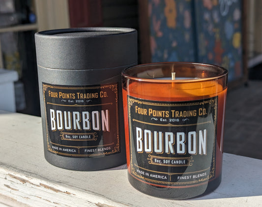 Bourbon Straight Candle-Candles > Home & Garden > Decor > Home Fragrances > Candles-Quinn's Mercantile