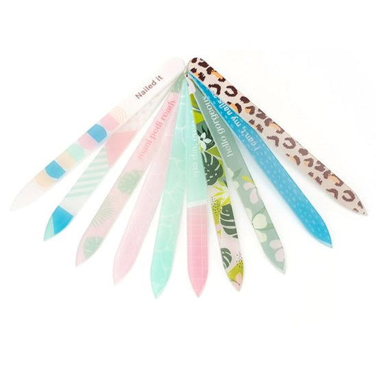 Glass Nail Files-Health & Beauty > Personal Care > Cosmetics > Cosmetic Tools > Nail Tools > Nail Files & Emery Boards-Quinn's Mercantile