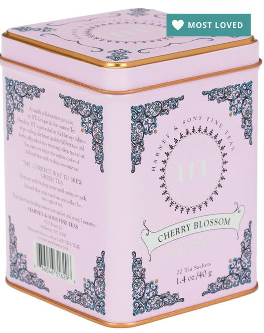 Harney and Sons Cherry Blossom Tea-Foodie > Food, Beverages & Tobacco > Beverages > Tea & Infusions-Quinn's Mercantile