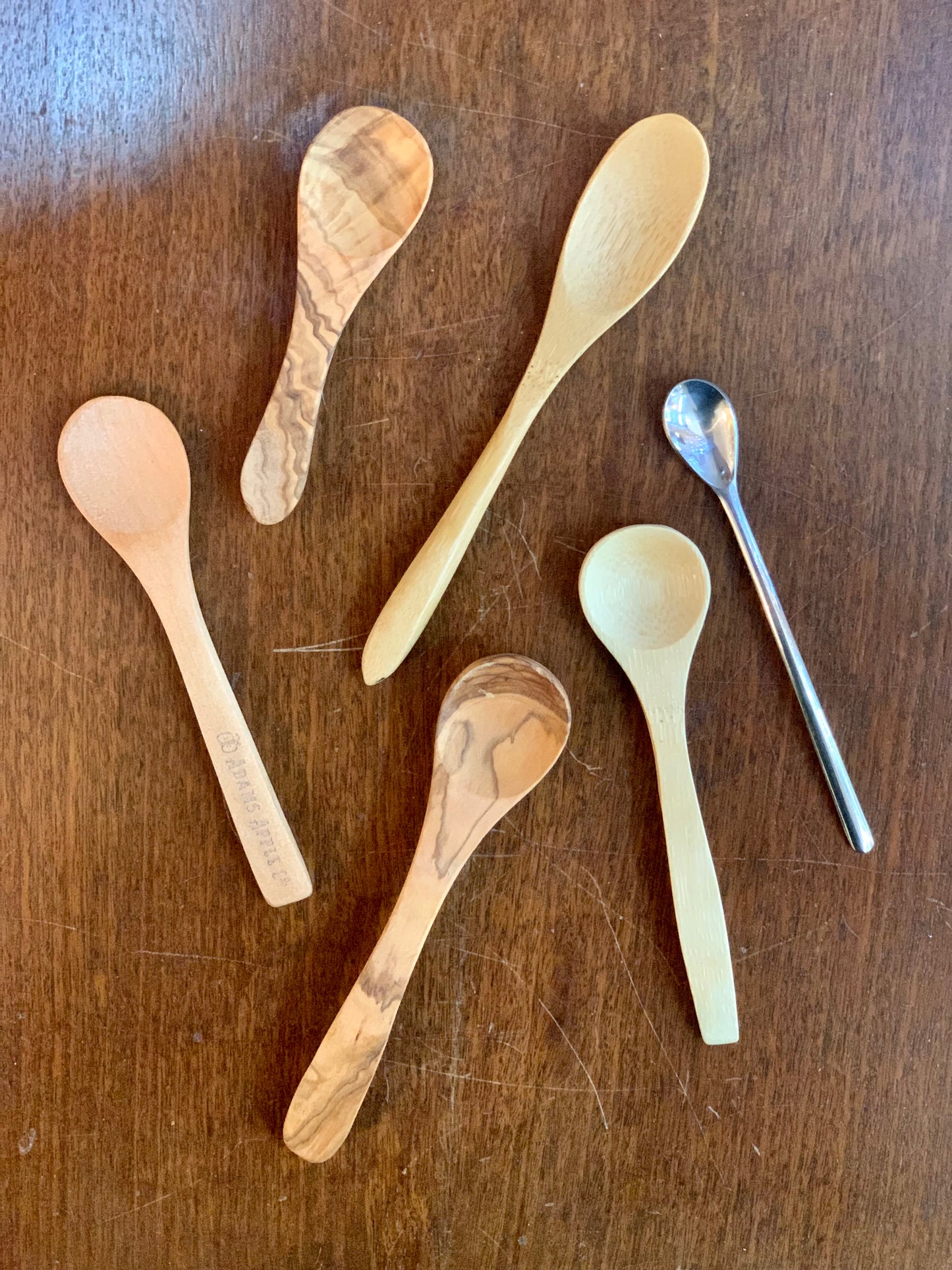 Small Wooden Spoons-kitchen > Home & Garden > Kitchen & Dining > Kitchen Tools & Utensils > Measuring Cups & Spoons-Quinn's Mercantile