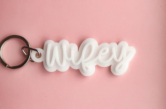 Wifey Handcrafted Keychains