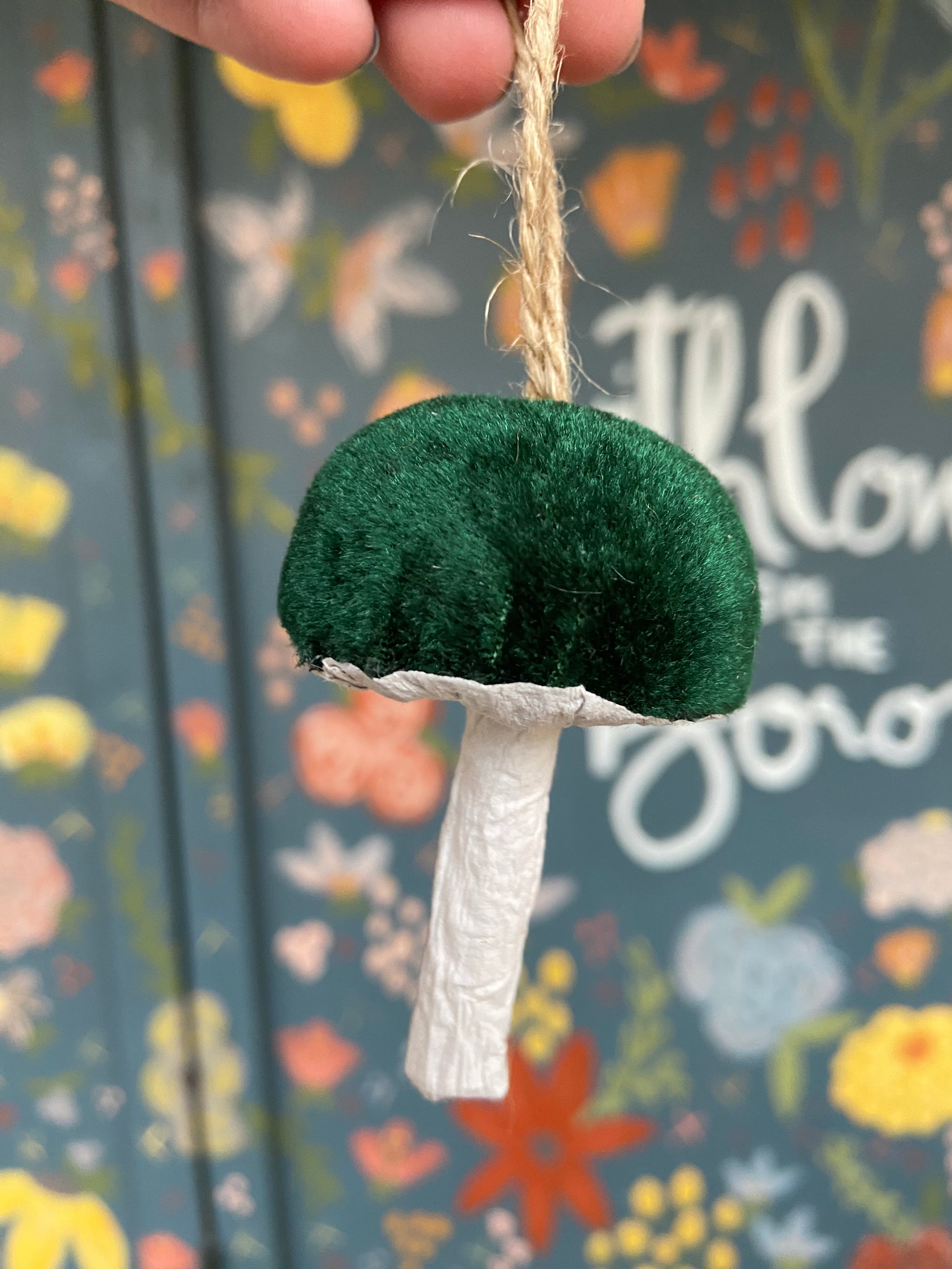 Fabric Mushroom Ornaments-For the Home > Home & Garden > Decor-Quinn's Mercantile